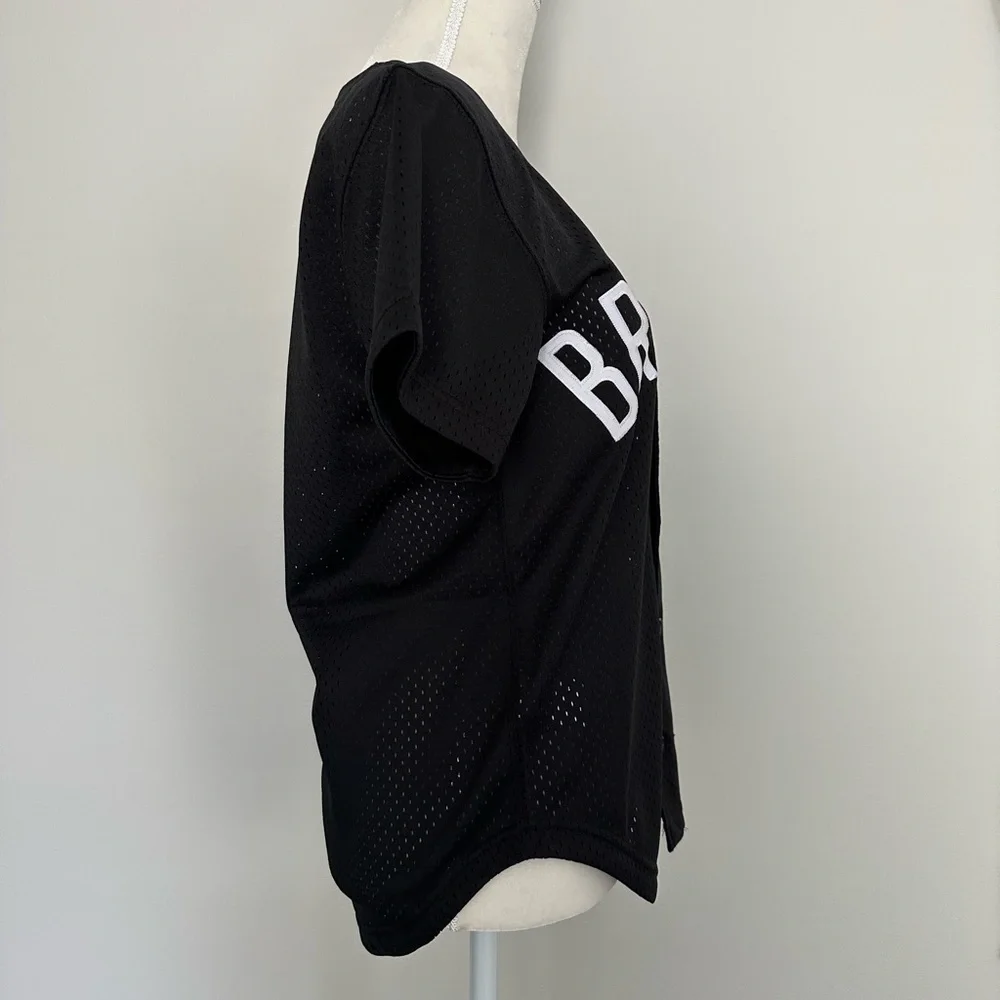 ✨ SOLD ✨ EUC!! Mitchell & Ness Short Sleeve Mesh Brooklyn Nets Jersey Men’s XS - Picture 6 of 11